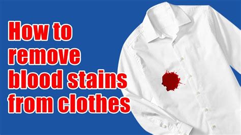 does fake blood wash out of white clothes|how to remove false blood stains.